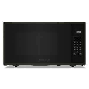 24.75 in. 2.2 cu. ft. Built-In Microwave in Black Stainless Steel with Print Shield Finish with Sensor Cooking