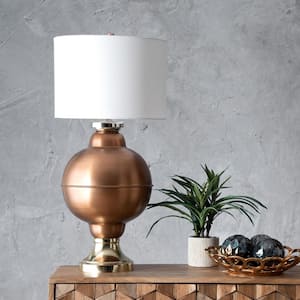 Dixon 31 in. Copper Traditional Table Lamp, Dimmable