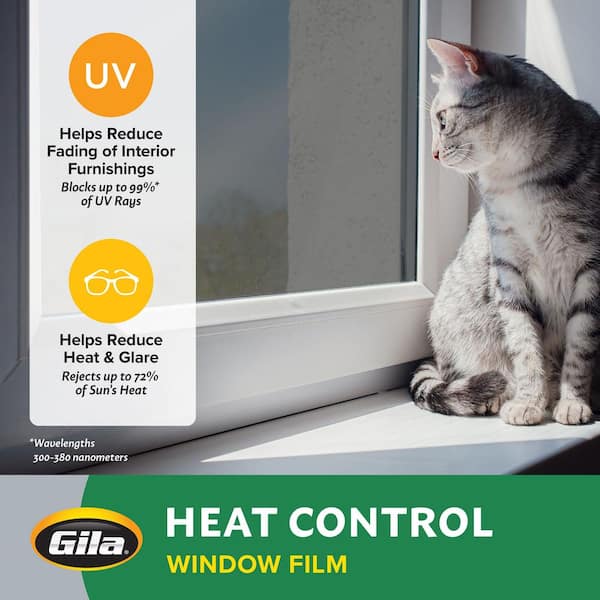 Intersolar 48" X 50' Silver/Black Window Tint Film – 2-Ply, 5% Dark, Heat Mirror Stop
