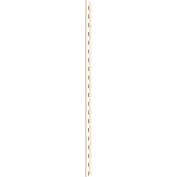 Ekena Millwork Midland 94 in. H x 0.25 in. W Slatwall Panels in Birch 30-Pack