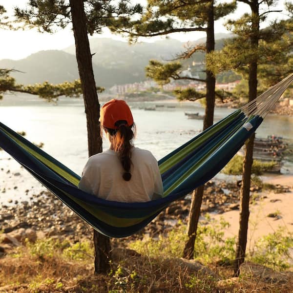 3.8 ft. 2-Person Brazilian Hammock Portable Hammock Extra Large