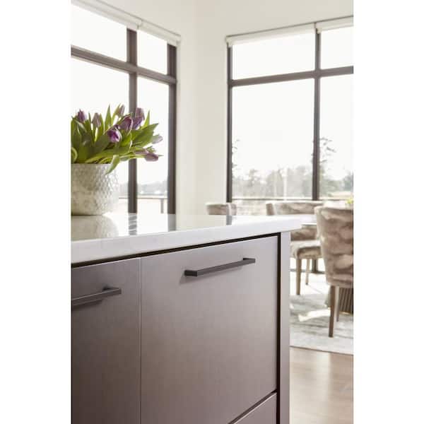 Monument 10-1/16 in. (256mm) Modern Oil-Rubbed Bronze Bar Cabinet Pull