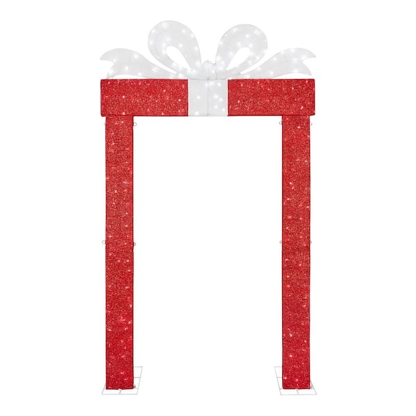 Home Accents Holiday 8.5 ft. Giant-Sized LED Present Archway ...