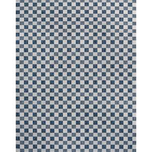 JONATHAN Y Aimee Traditional Cottage Checkerboard Turquoise/Cream 8 ft ...
