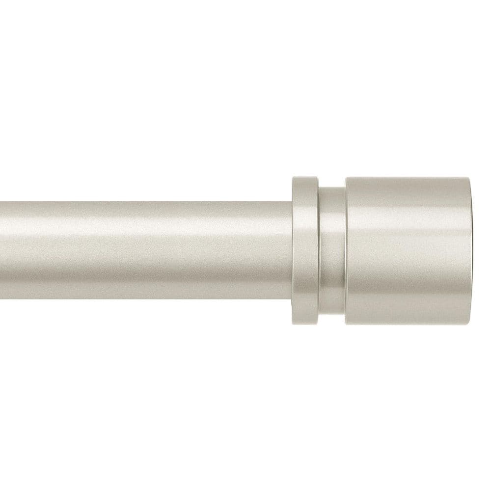 16 in. to 144 in. Adjustable Length 1 in. Diameter Window Curtain Rod with Aluminium End Cap Silver price history on PriceWatchPro