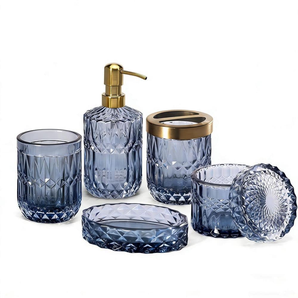 yk✨ blue-wudkey-bathroom-accessory