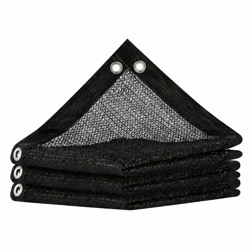 10 ft. x 10 ft. 50% Black Mesh Shade Cloth with Grommets for Patio Garden Greenhouse and Plant Coverage price history on PriceWatchPro