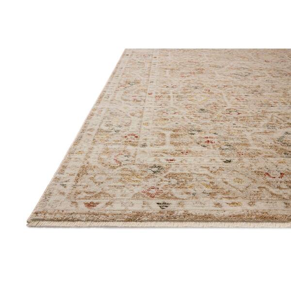 Clarisse Natural / Multi 2 ft. 6 in. x 7 ft. 6 in. Traditional Runner Rug