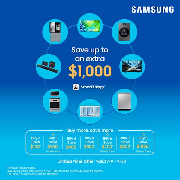 Bespoke 36 in. 28 cu. ft. Standard Depth Side by Side Refrigerator in White with Beverage Center