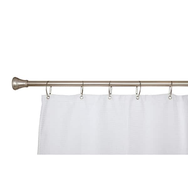 Utopia Alley Brushed Nickel Double Shower Curtain Hooks for