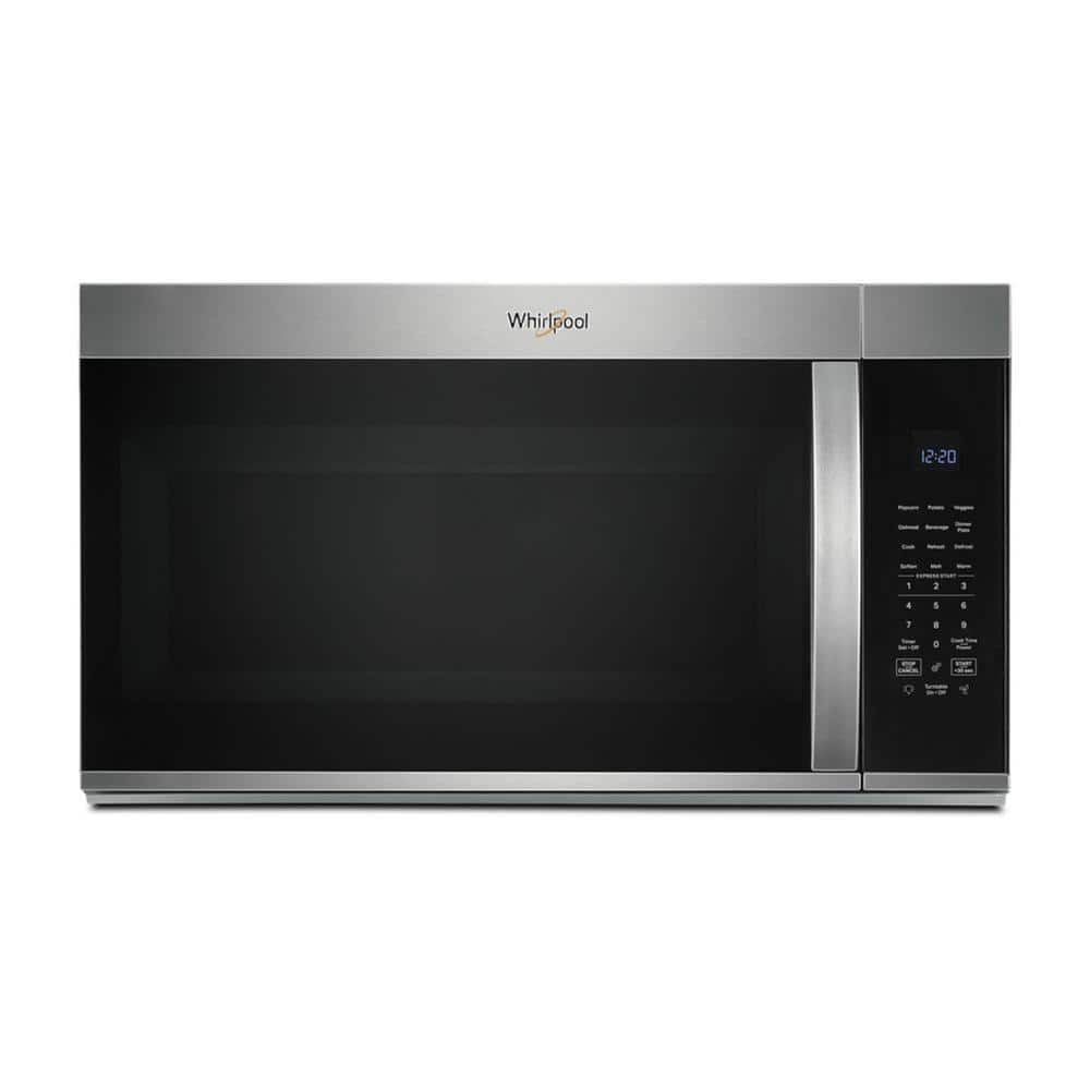 Whirlpool 30 in. 1.9 cu. ft. Over-the-Range Microwave in Stainless Steel with Sensor Cooking