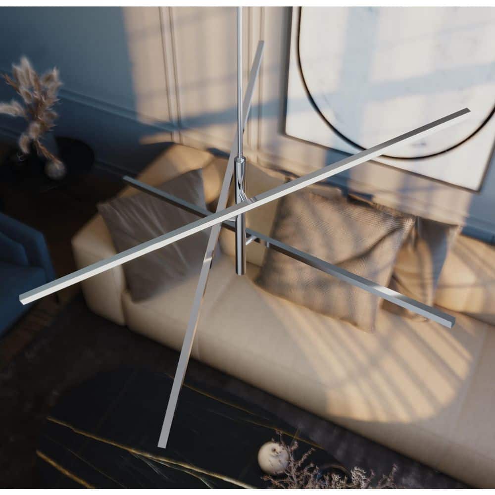Knoll Polished Chrome Pendant Light with Acrylic Shade price history on PriceWatchPro