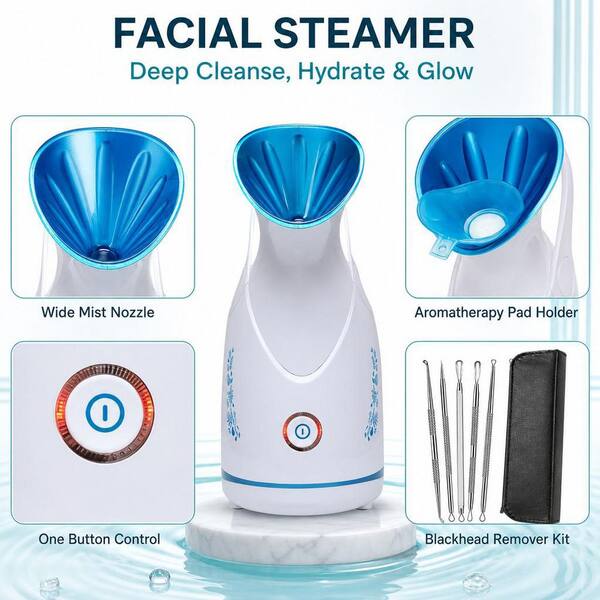 Numhew Nano Ionic Facial Steamer with Warm Mist Face Humidifier