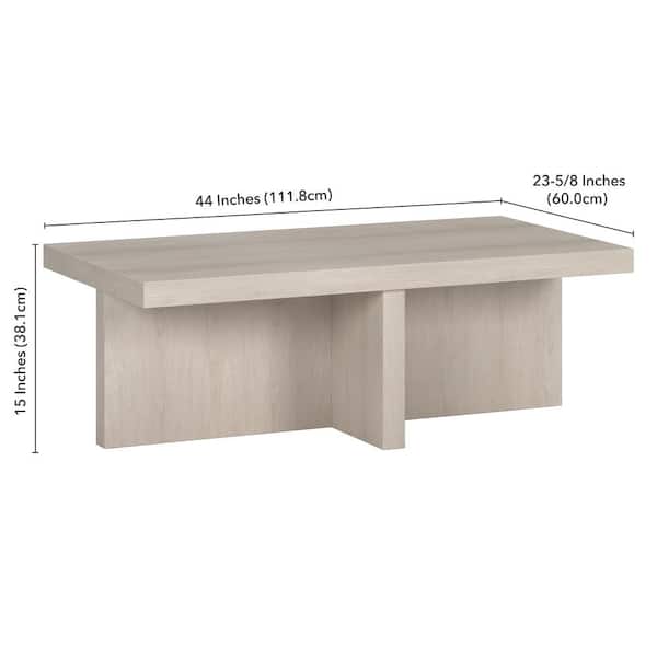 【専用】MIDDLE TABLE | CIRCLE TOP110 | ALDER Meyer&Cross Elna 44 in. Alder White Rectangle MDF Top Coffee