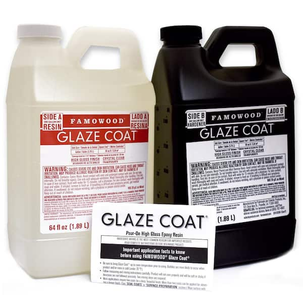 FAMOWOOD 1 gal. Glaze Coat Clear Epoxy Kit