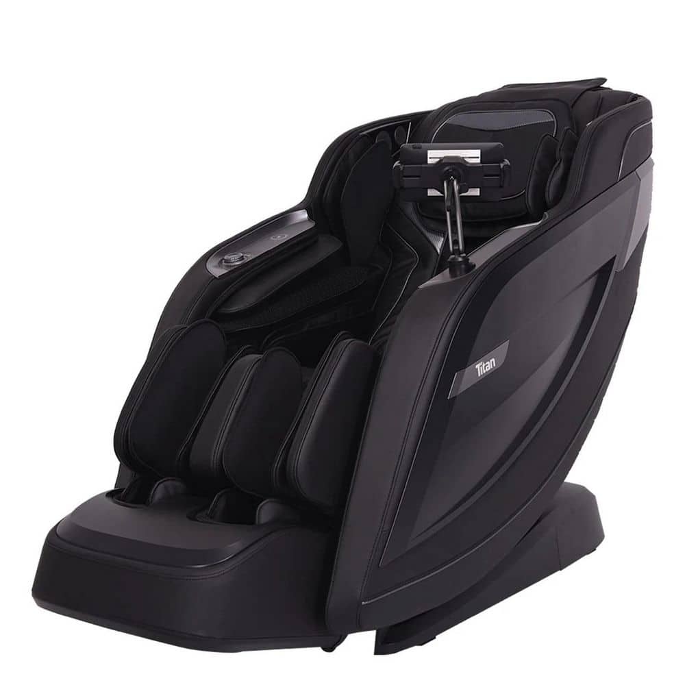 TITAN Pro 8500 MAX Black Faux Leather Reclining 4D Massage Chair