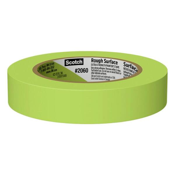 3M Scotch 0.94 in. x 60.1 yds. Masking Tape for Hard-to-Stick