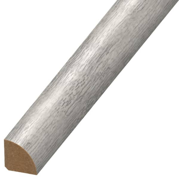 Liz Marie's Modern Maven Moonlight Silver 0.75 in. T x 0.75 in. W x 94 in. L Quarter Round Molding