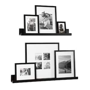 Gallery Black Picture Frame (Set of 8)