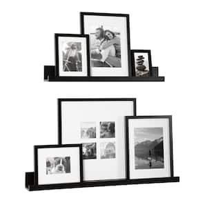 Cubilan 8 in. x 10 in. Brown and Gray and Black Picture Frame for Wall or  Tabletop (Set of 10) M5GM01 - The Home Depot