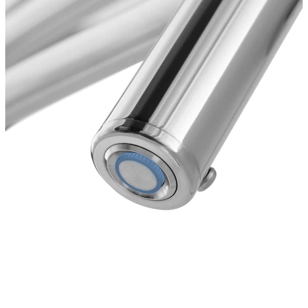 Polished Stainless Steel Wall-Mounted Towel Warmer with 10 Bars