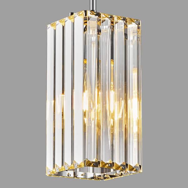 ZHLWIN Home Lighting 40-Watt 4-Lights Chrome Mini Crystal