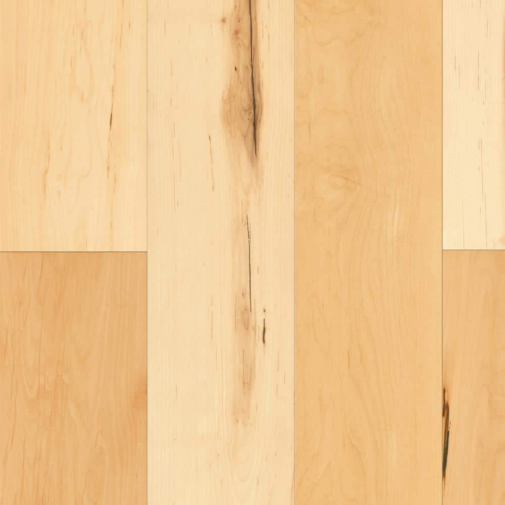 American Hickory 7 mm T x 6.5 in. W x Varying Length Engineered Click Waterproof Hardwood Flooring (21.80 sq. ft./case) American Hickory 7 mm T x 6.5 in. W x Varying Length Engineered Click Waterproof Hardwood Flooring (21.80 sq. ft./case)
