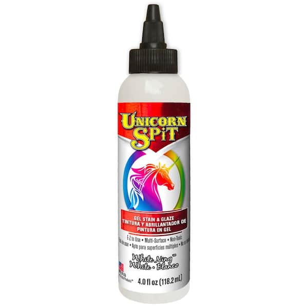 Unicorn SPiT 5771005 Gel Stain and Glaze, White Ning 8.0 FL OZ Bottle —  Grand River Art Supply