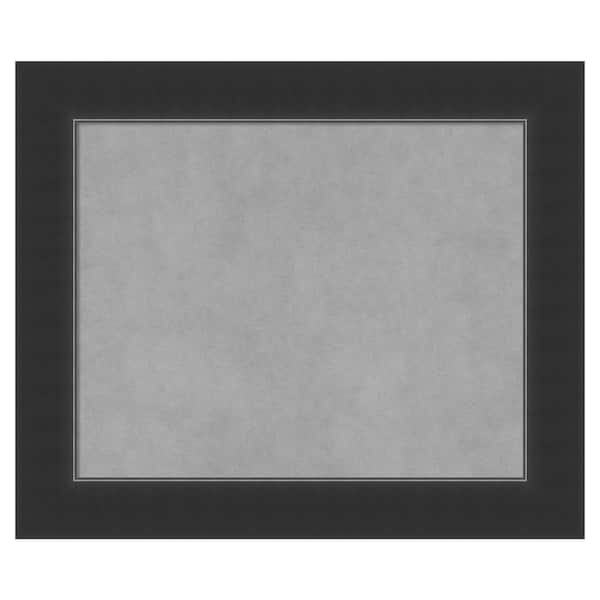Amanti Art Corvino Black 25 in. x 21 in. Framed Magnetic Board
