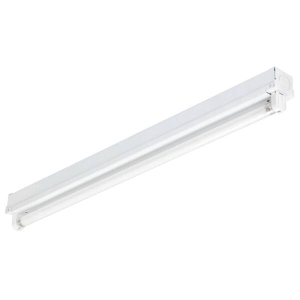3 ft. 1-Light Gloss White T8 Fluorescent Strip Light 3 ft. 1-Light Gloss White T8 Fluorescent Strip Light