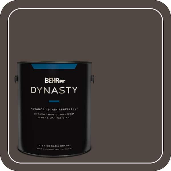 BEHR DYNASTY 1 gal. #T12-13 Tribal Drum Satin Enamel Interior Stain-Blocking Paint and Primer