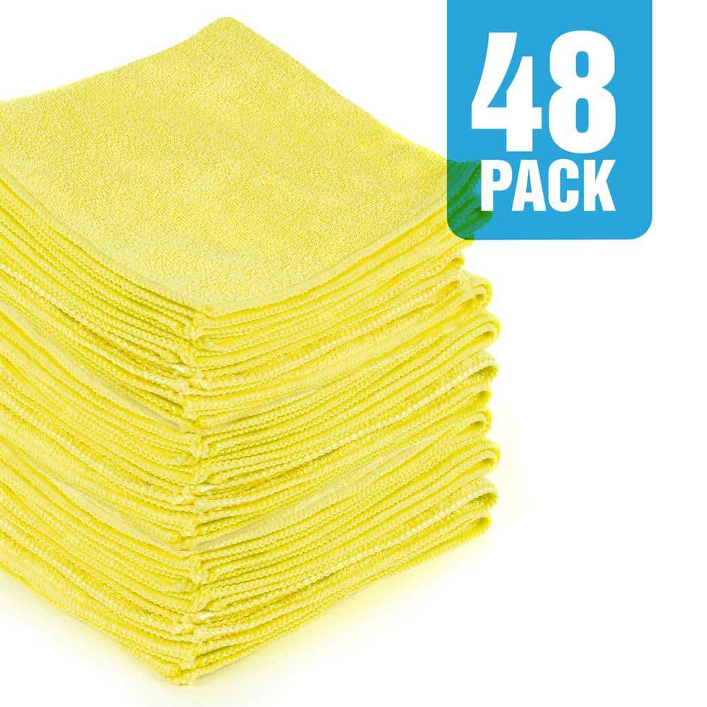 Zwipes 16 in. x 12 in. Multi-Colored Microfiber Cleaning Cloths (24-Pack)  924 - The Home Depot