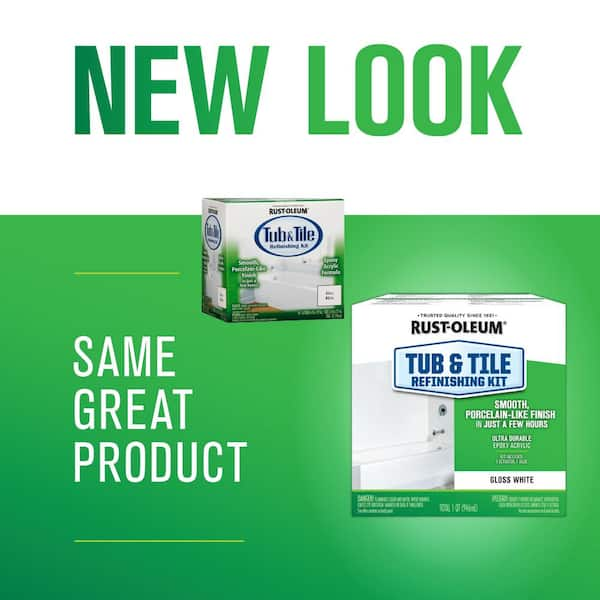 1 qt. Gloss White Tub and Tile Refinishing Kit