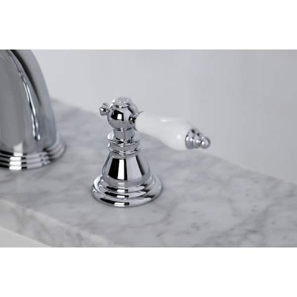 Patriot 8 in. Widespread 2-Handle Bathroom Faucet in Polished Chrome