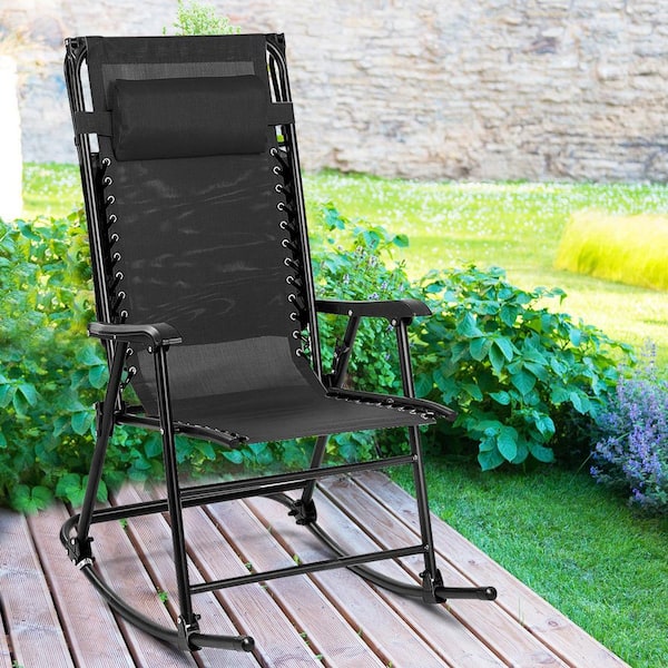 Outdoor rocker best sale with canopy