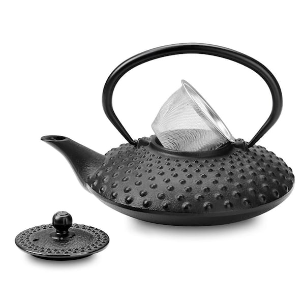 Velaze 37 oz. Japanese Antique Small Dot Cast Iron Teapot with
