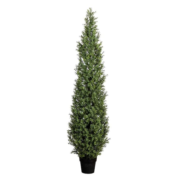 6 ft. UV Resistant Artificial Boxwood Topiary Tree (Indoor/Outdoor)