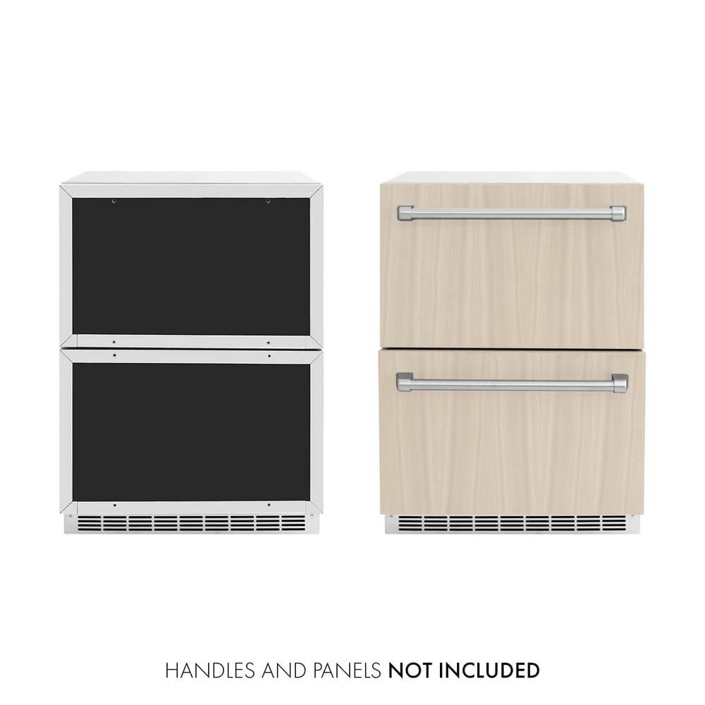 Touchstone 24 in. 4.6 cu. ft. Panel-Ready Refrigerator Drawer with Custom Doors