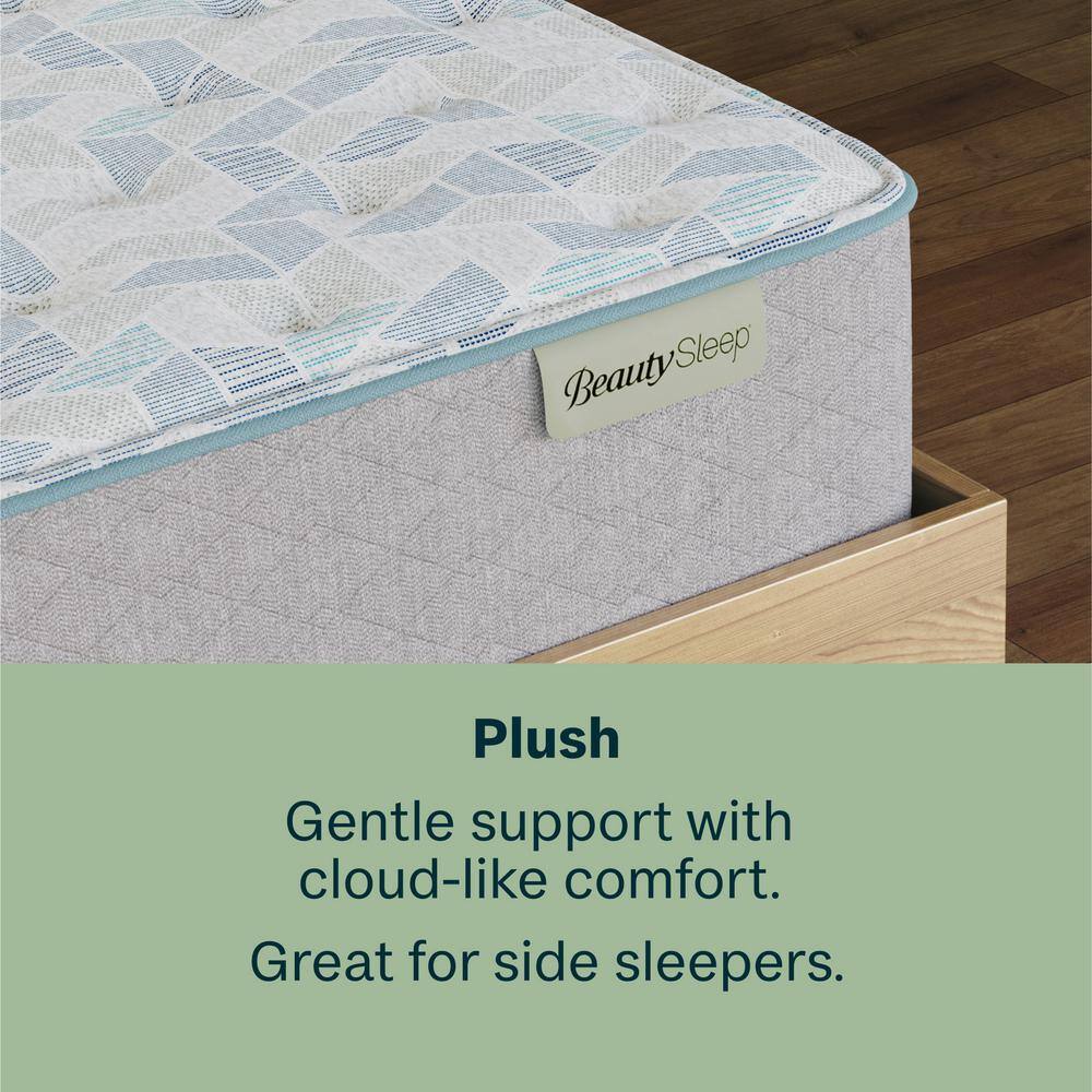 Beauty Sleep 13.75" Plush Twin XL Innerspring Mattress with Gel Memory Foam