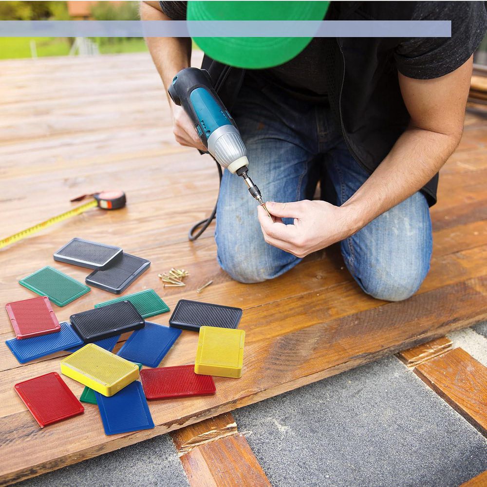 Afoxsos Structural Tile Plastic Shims Leveling 1/13 in. 1/9 in. 1