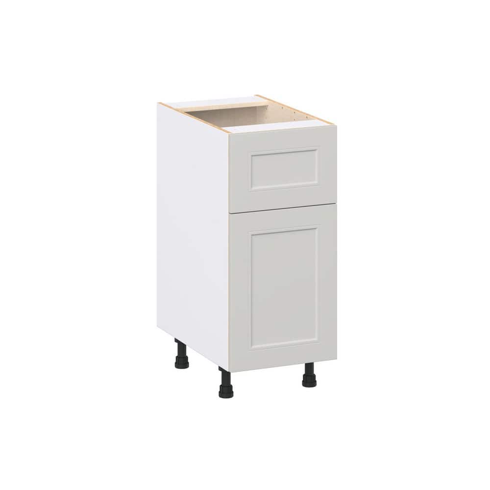 Galveston 15 in. W x 24 in. D x 34.5 in. H Assembled Shaker Base Kitchen Cabinet in Light Grey with 10 in. Drawer price history on PriceWatchPro