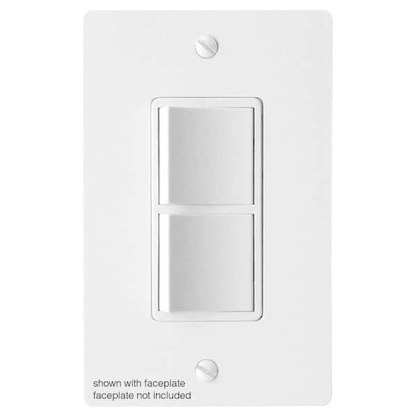 2 Function Rocker Combination Switch In, Bathroom Light And Fan Switch