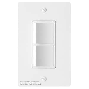 2-Function Rocker Combination Switch in White (120-Volt, 15 AMP(X2))