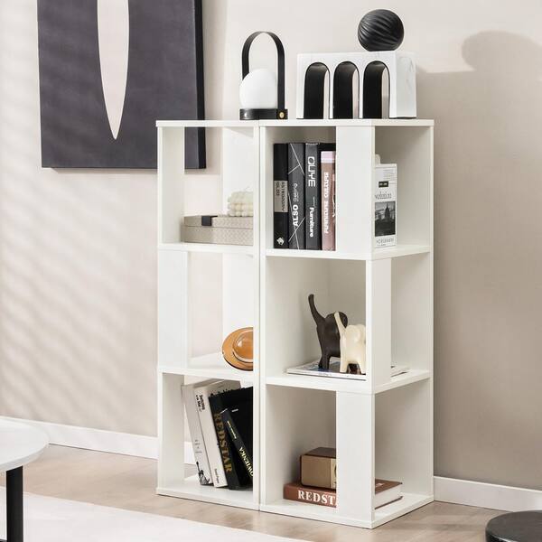 レイアウト用品 2519.1350.1502.2097.2115.2162.2355.2467 Costway 13 in. Wide x 39.5 in. H White 2 Pieces 3-tier Wood