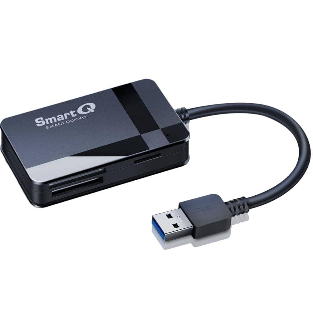 Etokfoks C368 Card Reader with USB 3.0 and SD, CF, MMC Cards Plug ...