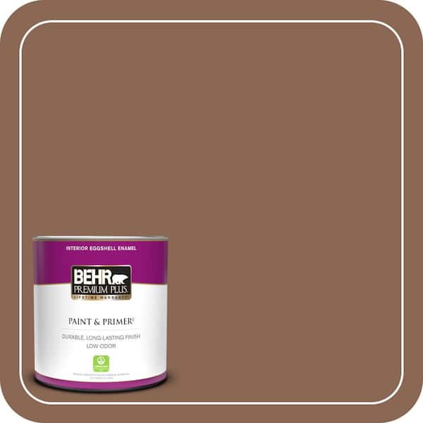 BEHR PREMIUM PLUS 1 qt. #PPU3-17 Clay Pot Eggshell Enamel Low Odor Interior Paint & Primer