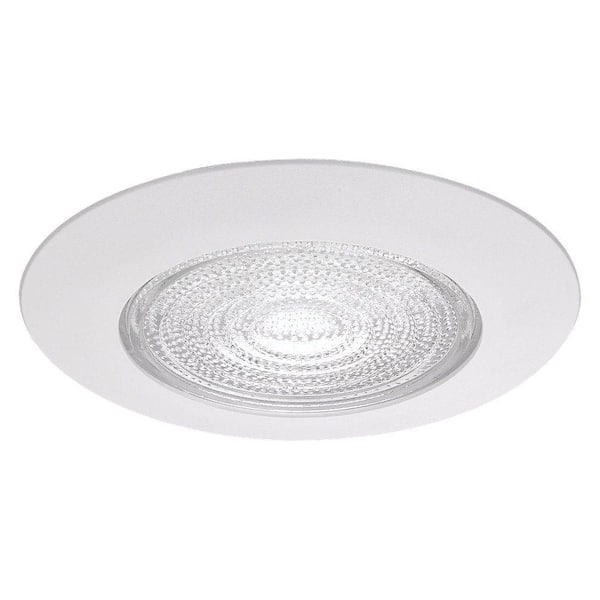 Fresnel Glass 6 in. White Recessed Trim