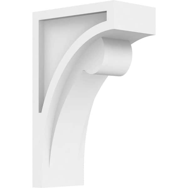 Ekena Millwork 3 in. x 8-3/8 in. x 5 in. Standard Viola Unfinsihed Architectural Grade PVC Corbel