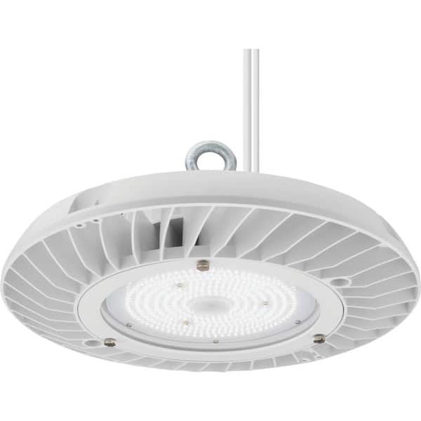 Lithonia Lighting Contractor Select JEBL Series 1.08 ft. 175-Watt Equivalent Integrated LED Dimmable White High Bay Light Fixture, 5000K