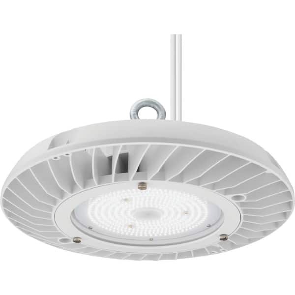Lithonia Lighting Contractor Select JEBL 1.31 ft. 400-Watt Equivalent Integrated LED Dimmable White High Bay Light Fixture, 4000K